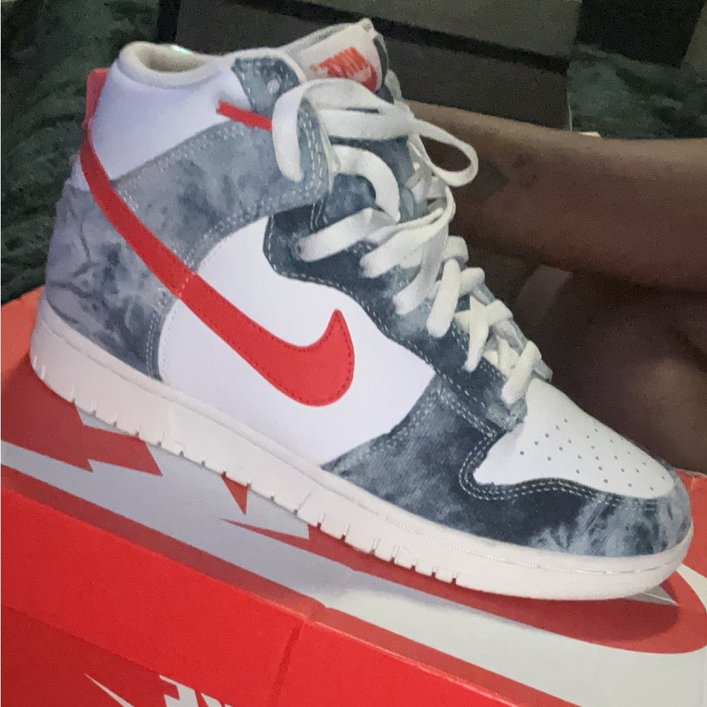 Nike Red and Blue High-Tops